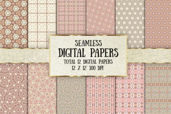 Download Seamless Baby Pink Digital Papers - Pink digital papers Collection