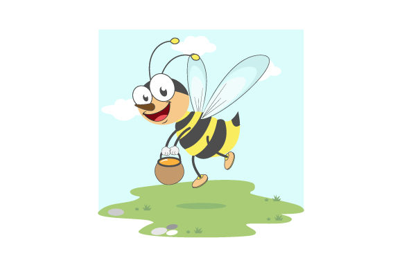 Download Cute Bee Illustration Design - Illustration Collection