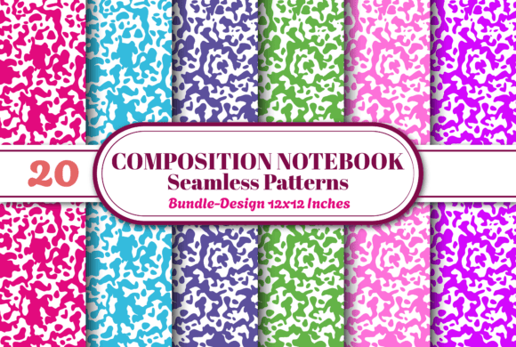 Download Composition Notebook Seamless Pattern 20 - Notebook Collection