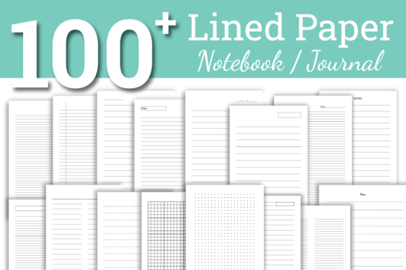 Download Lined Paper Bundle | Notebook | Journal - Notebook Collection