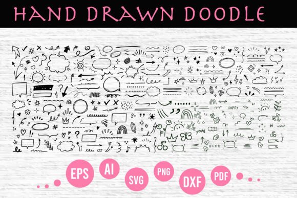 Download Hand Drawn Doodle Elements Collection - Elements Collection