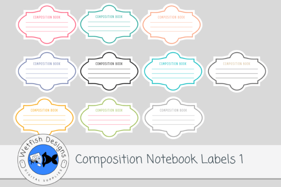 Download KDP Composition Notebook PNG Labels - Notebook Collection