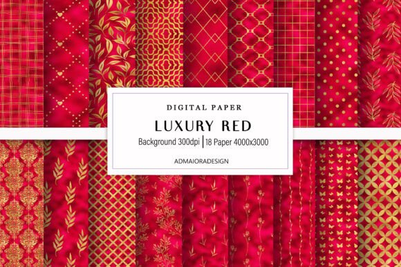 Download Luxury Red Digital Paper - Red digital paper Collection