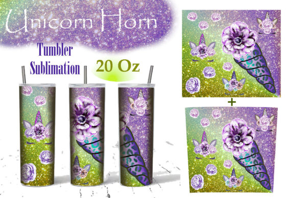 Download Tumbler Sublimation 20 Oz Unicorn Horn - Unicorn horn Collection