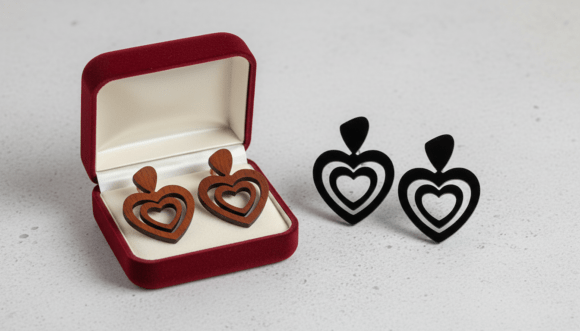 Download Heart Shape Earrings - Shape Collection