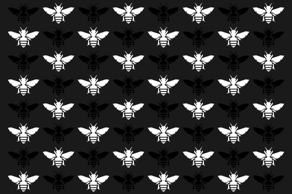 Download Icon and Pattern Bee Illustration - Illustration Collection