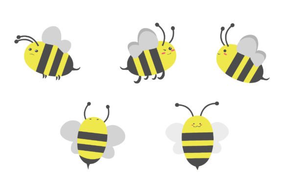 Download Bee Illustration Set - Illustration Collection