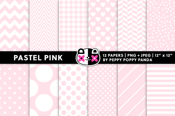Download Seamless Pastel Pink Digital Papers - Pink digital papers Collection