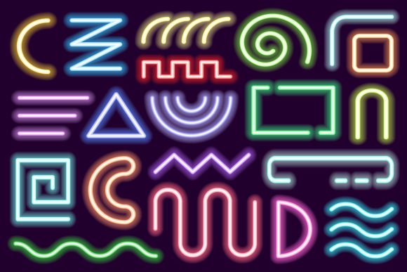 Download Neon Design Elements - Elements Collection