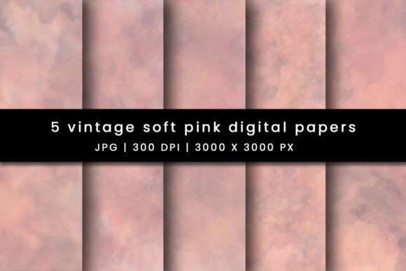 Download Vintage Soft Pink Digital Papers - Pink digital papers Collection